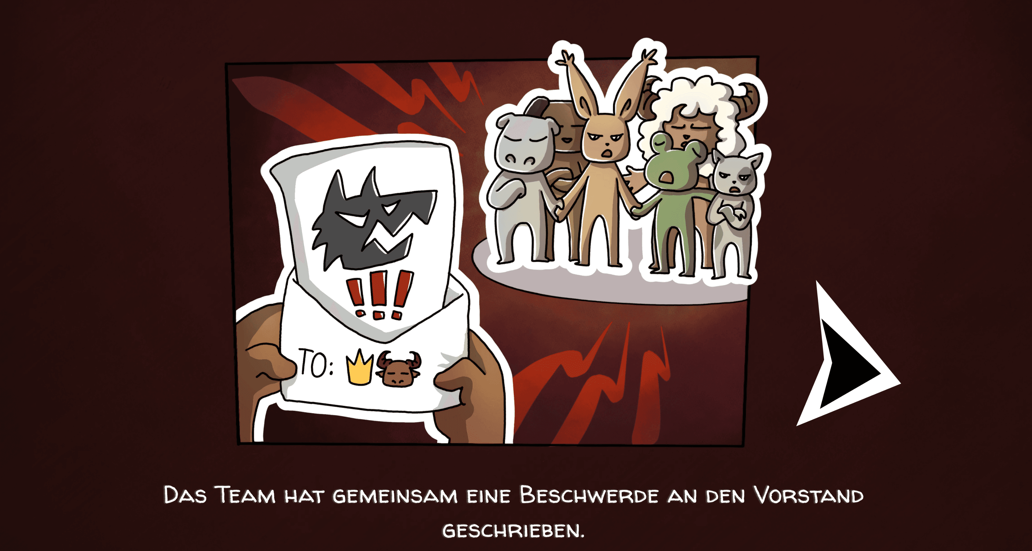 Spielende: Gemeinsame Beschwerde
