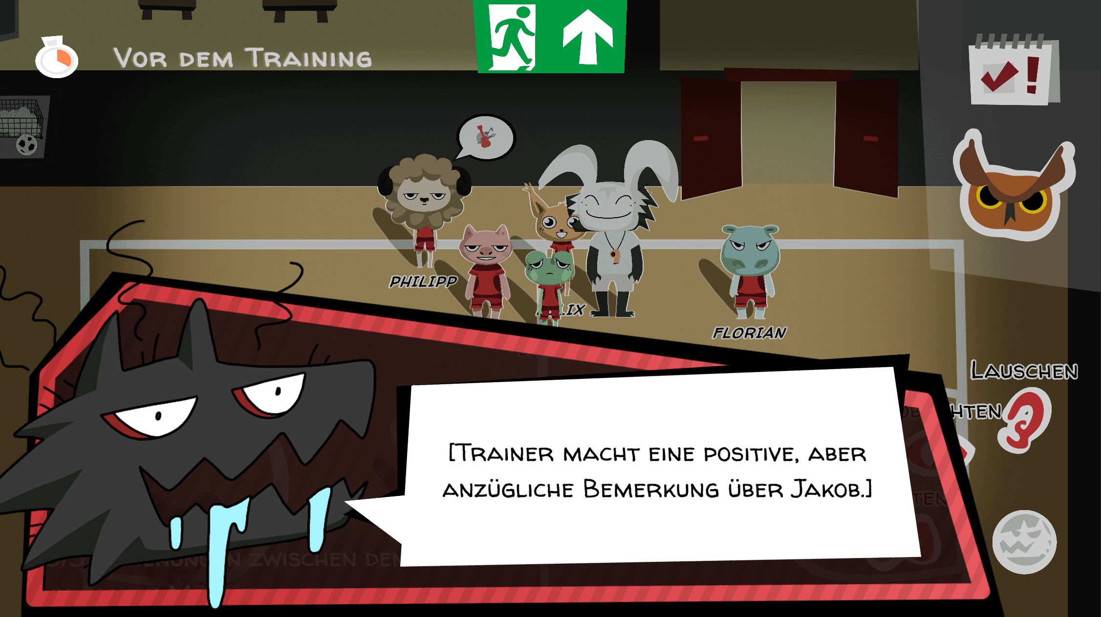 Trainer macht anzügliche Bemerkung