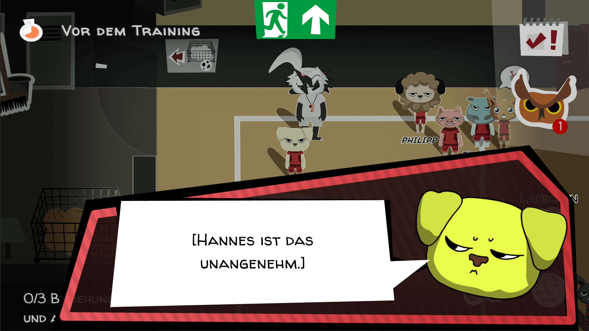 Dem Vereinsmitglied ist das unangenehm
